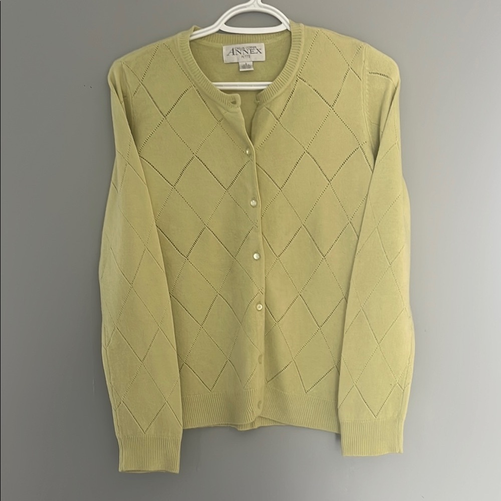 Women's Green Casual Corner Sweater Size Small